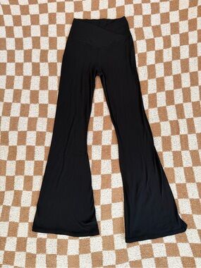 aerie Black Flare Yoga Pants